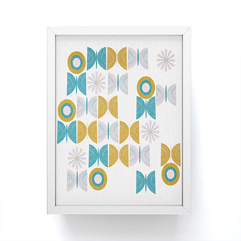 Mirimo Joy Butterflies and Blooms Framed Mini Art Print