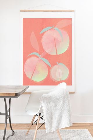 Mirimo Juicy Peaches Art Print And Hanger