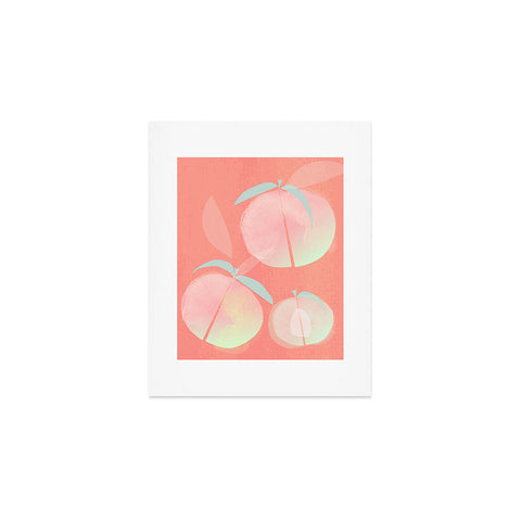 Mirimo Juicy Peaches Art Print