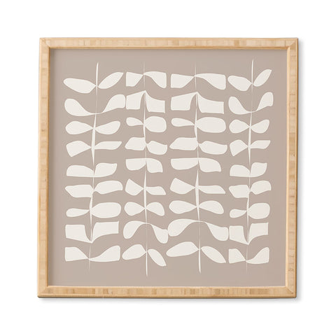 Mirimo Kala Beige Framed Wall Art