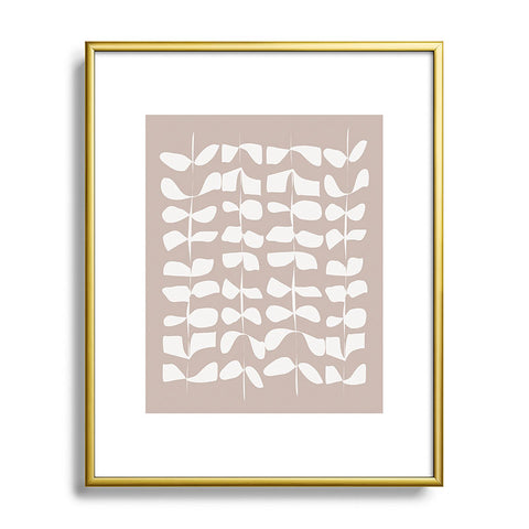 Mirimo Kala Beige Metal Framed Art Print