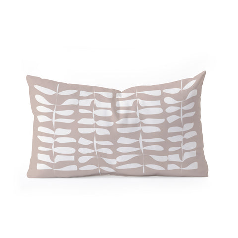 Mirimo Kala Beige Oblong Throw Pillow