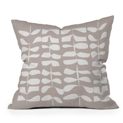 Mirimo Kala Beige Throw Pillow