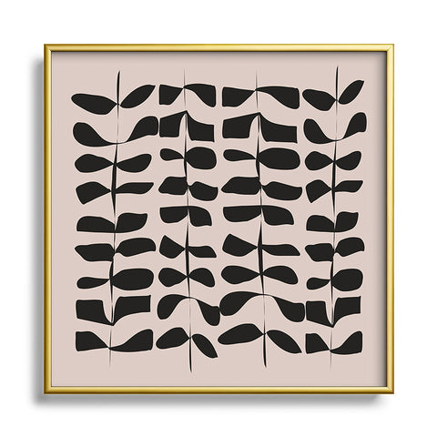 Mirimo Kala Black Metal Square Framed Art Print