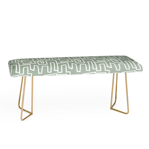 Mirimo Labyrinth Light Sage Bench