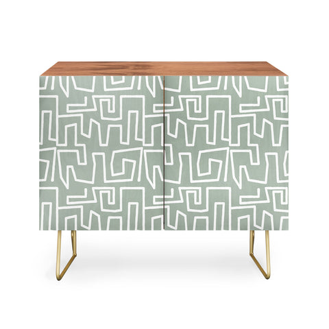 Mirimo Labyrinth Light Sage Credenza