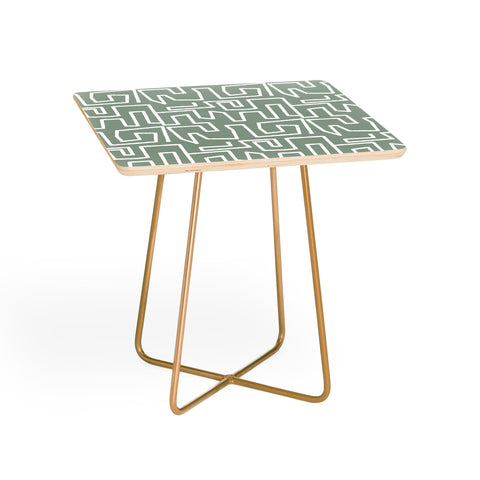 Mirimo Labyrinth Light Sage Side Table