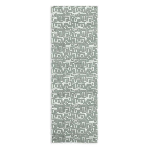 Mirimo Labyrinth Light Sage Yoga Towel