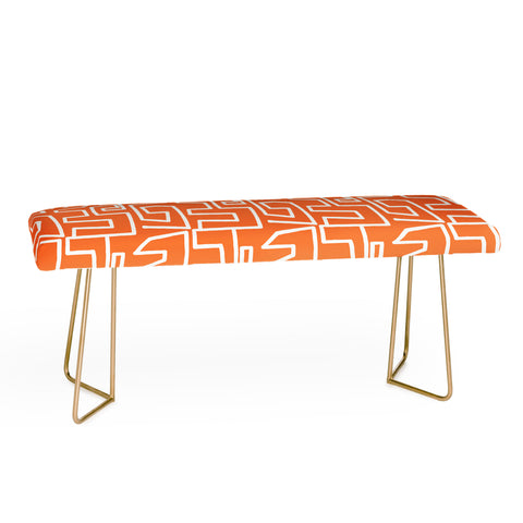 Mirimo Labyrinth Orange Bench