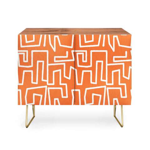 Mirimo Labyrinth Orange Credenza