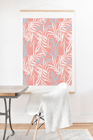 Mirimo Leaves Cascade Art Print And Hanger