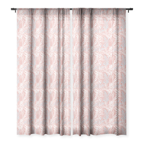 Mirimo Leaves Cascade Sheer Window Curtain