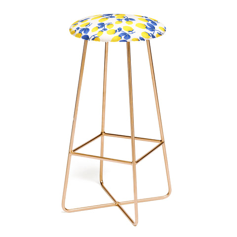 Mirimo Lemons Blue Bar Stool