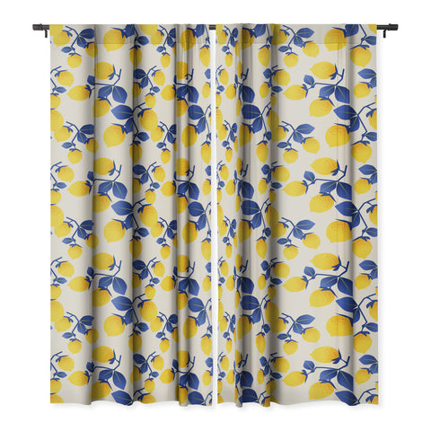 Mirimo Lemons Blue Blackout Non Repeat