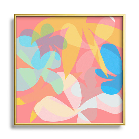 Mirimo Madeira Metal Square Framed Art Print