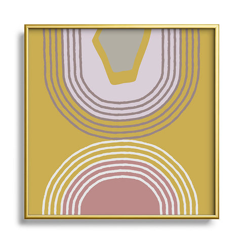 Mirimo Magic Bows Metal Square Framed Art Print