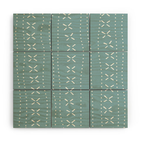 Mirimo Mali Aqua Wood Wall Mural