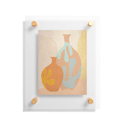 Mirimo Mditerranean Vases Floating Acrylic Print