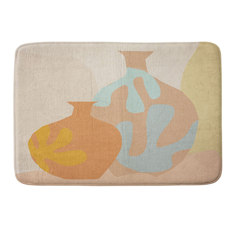 Mirimo Mditerranean Vases Memory Foam Bath Mat