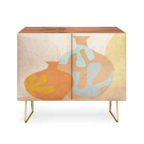 Mirimo Mditerranean Vases Credenza