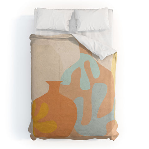 Mirimo Mditerranean Vases Duvet Cover