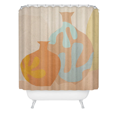 Mirimo Mditerranean Vases Shower Curtain