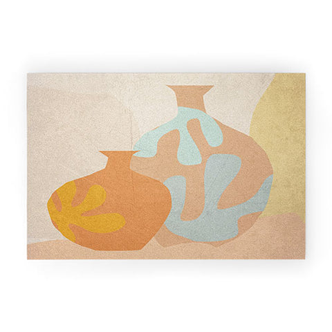 Mirimo Mditerranean Vases Welcome Mat