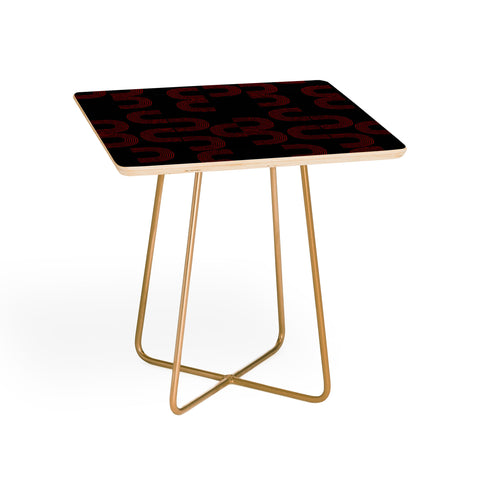 Mirimo Meetings Red on Black Side Table