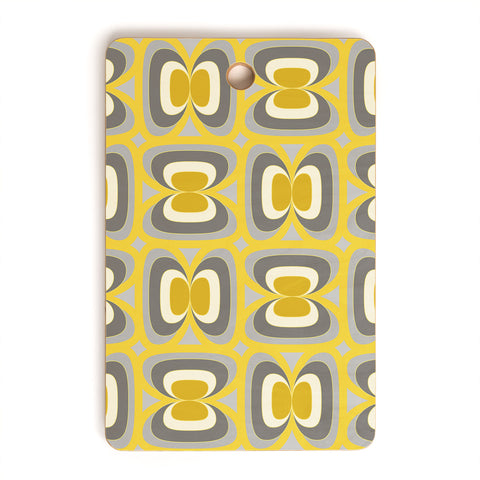 Mirimo Midcentury Yellow and Grey Cutting Board Rectangle