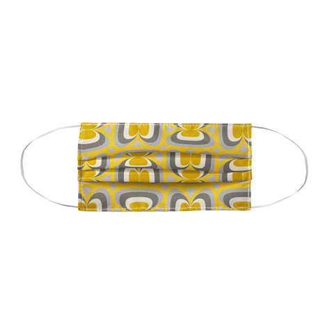 Mirimo Midcentury Yellow and Grey Face Mask