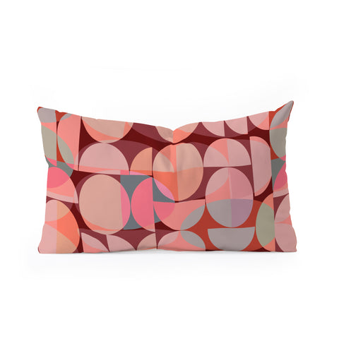 Mirimo Modern Blues Oblong Throw Pillow