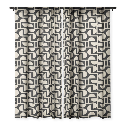 Mirimo Modern Labyrinth Elegant Sheer Non Repeat