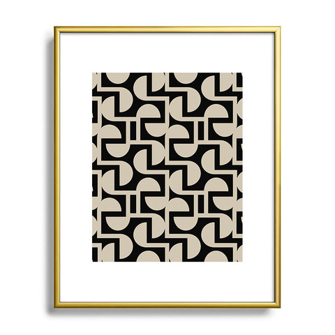 Mirimo Modern Labyrinth Elegant Metal Framed Art Print