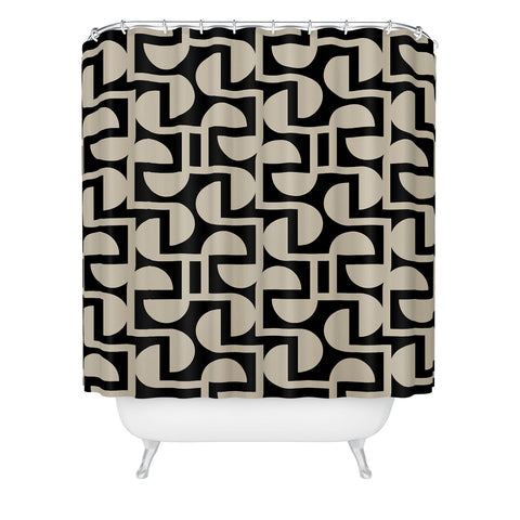 Mirimo Modern Labyrinth Elegant Shower Curtain