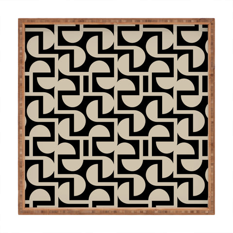 Mirimo Modern Labyrinth Elegant Square Tray