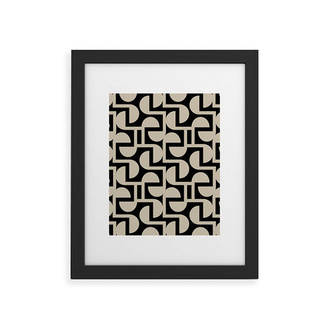 Mirimo Modern Labyrinth Elegant Framed Art Print