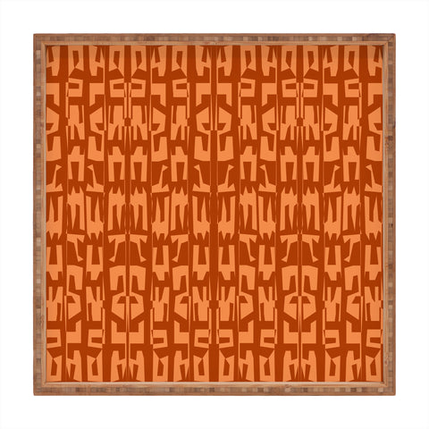 Mirimo Modern Native Rust Square Tray