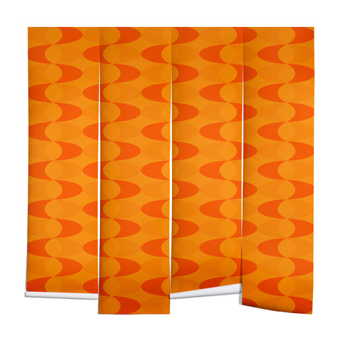 Mirimo Modern Retro Wavy Sun Wall Mural