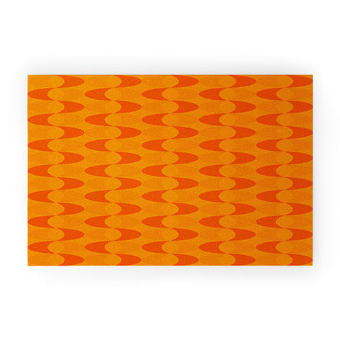 Mirimo Modern Retro Wavy Sun Welcome Mat