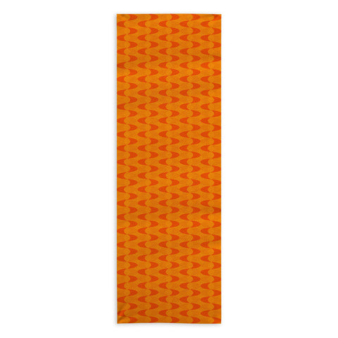 Mirimo Modern Retro Wavy Sun Yoga Towel