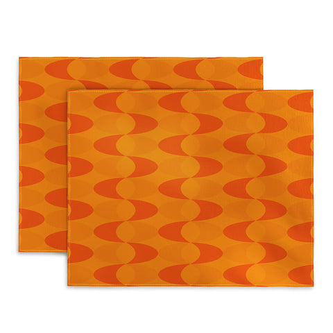 Mirimo Modern Retro Wavy Sun Placemat