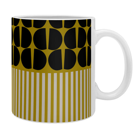 Mirimo Moderno Black and Mustard Coffee Mug