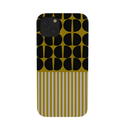Mirimo Moderno Black and Mustard Phone Case