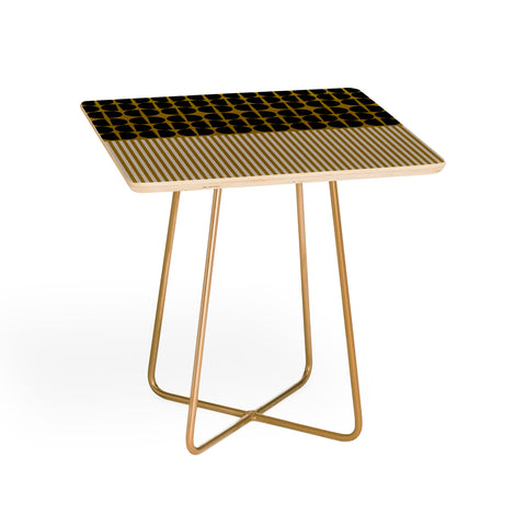 Mirimo Moderno Black and Mustard Side Table