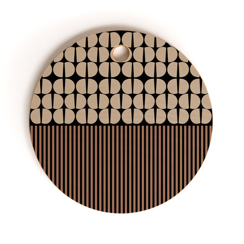 Mirimo Moderno Cofee and Cocoa Cutting Board Round