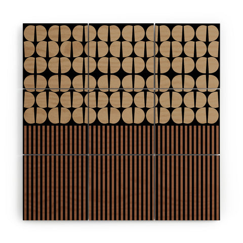 Mirimo Moderno Cofee and Cocoa Wood Wall Mural