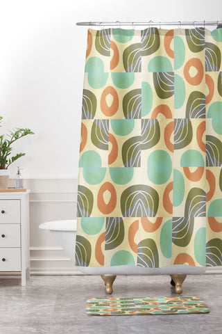 Mirimo Movimento Shower Curtain And Mat