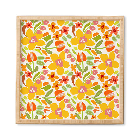 Mirimo Naif Summer Flora Framed Wall Art