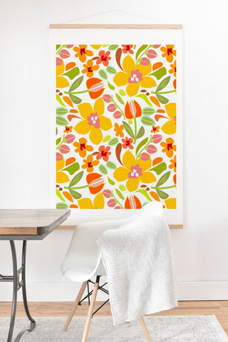 Mirimo Naif Summer Flora Art Print And Hanger