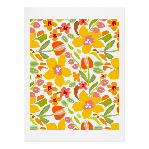 Mirimo Naif Summer Flora Art Print